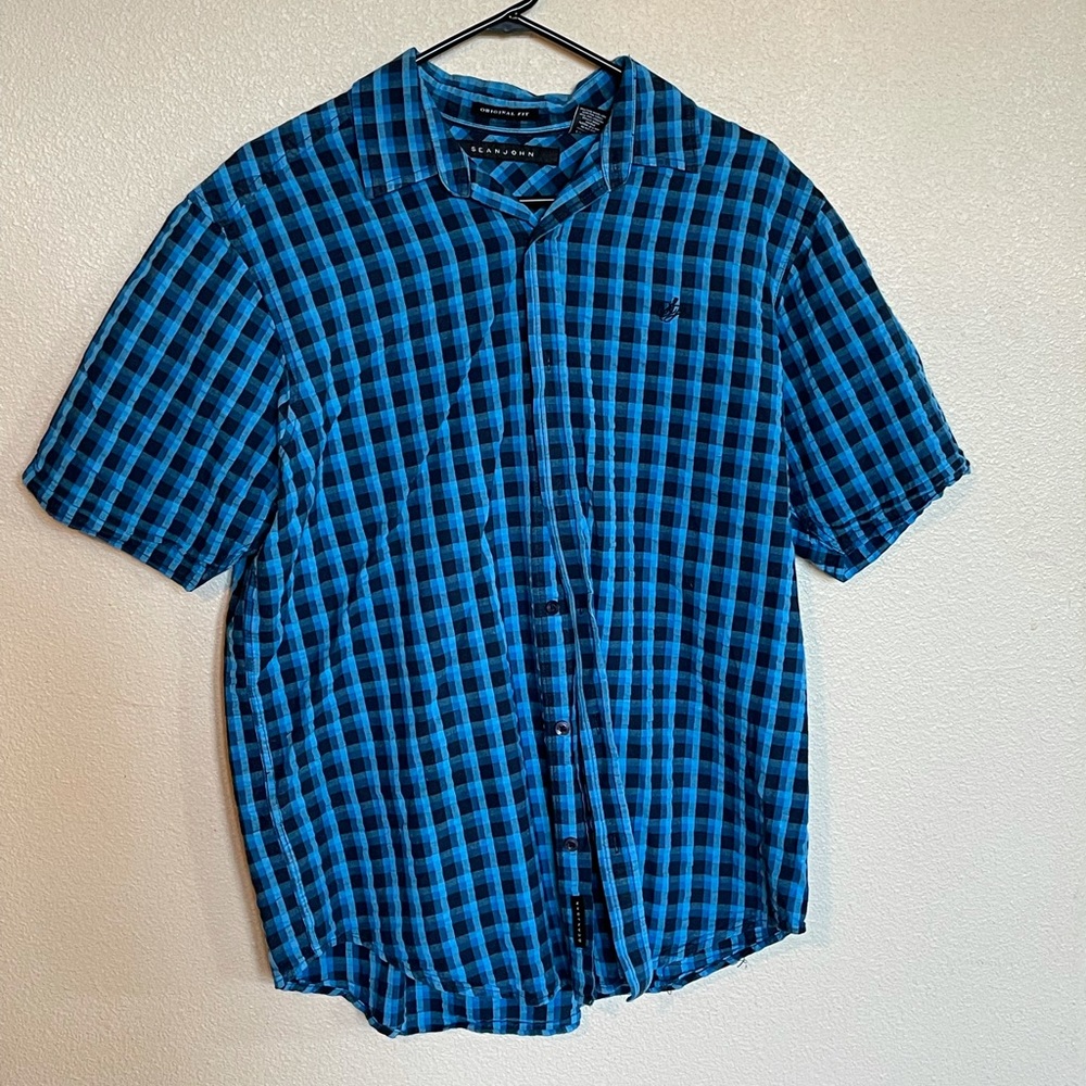 Sean John Slouchy Button Up Alternative 100% Cotton
